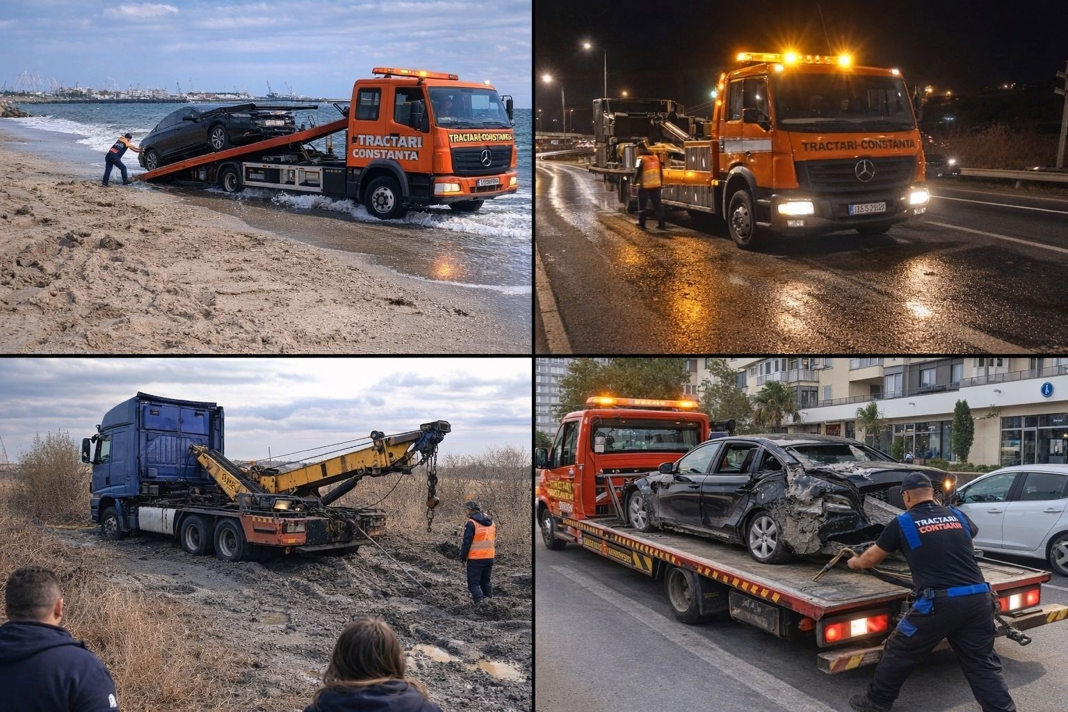 Evenimente Video Tractări – intervenție reală de tractare auto în Constanța