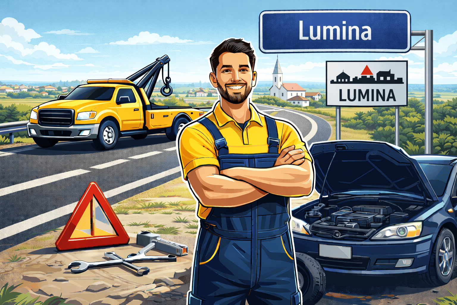 Tractări Lumina - platformă auto și asistență rutieră 24/7